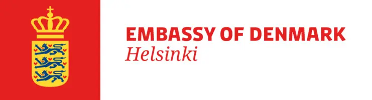 Tanskan suurlähetystö logo