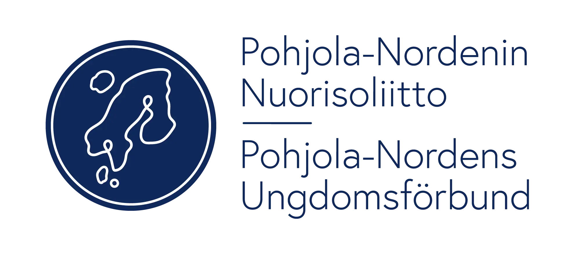 Pohjola-Nordens Ungdomsförbund logo