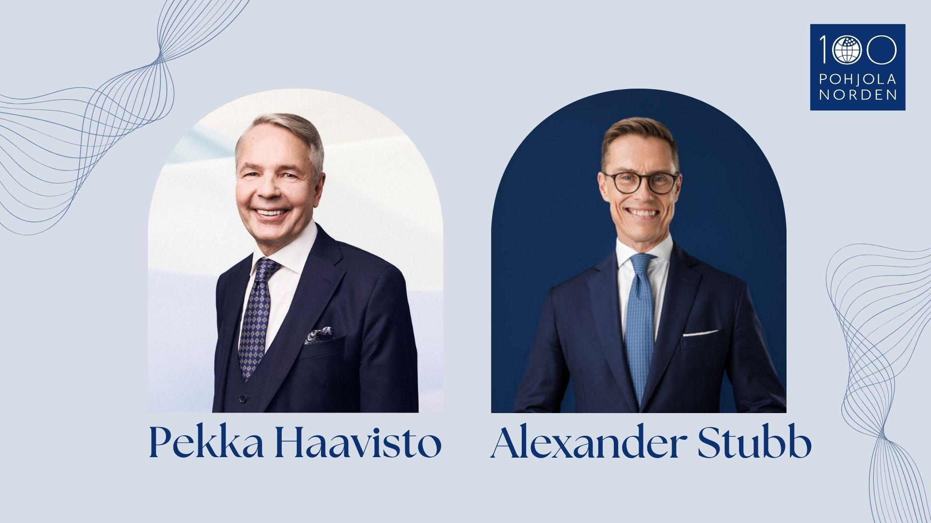 Pekka Haavisto och Alexander Stubb